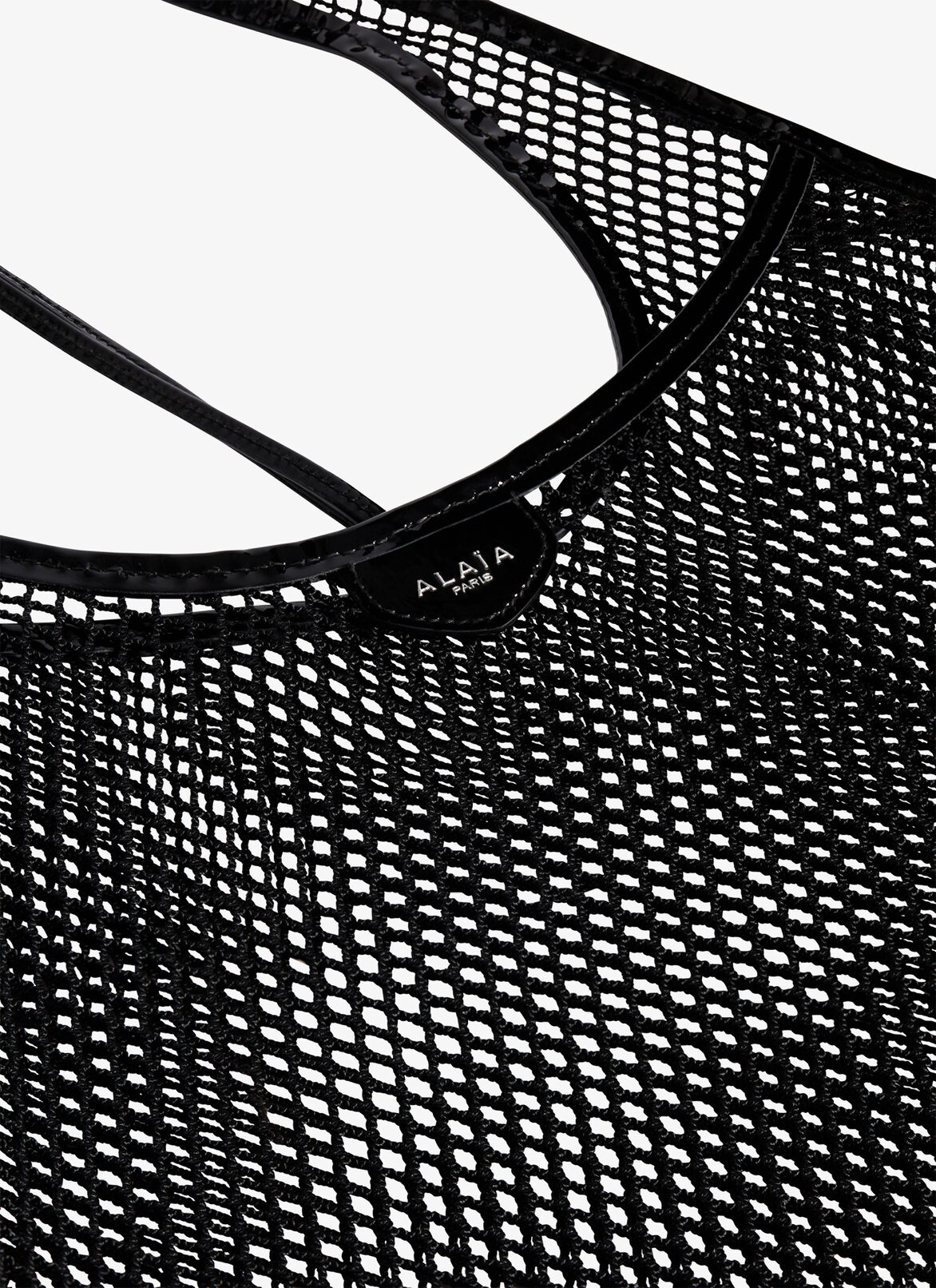 ONE PIECE BAG IN FISHNET ALAÏA BLACK ONE PIECE BAG IN FISHNET